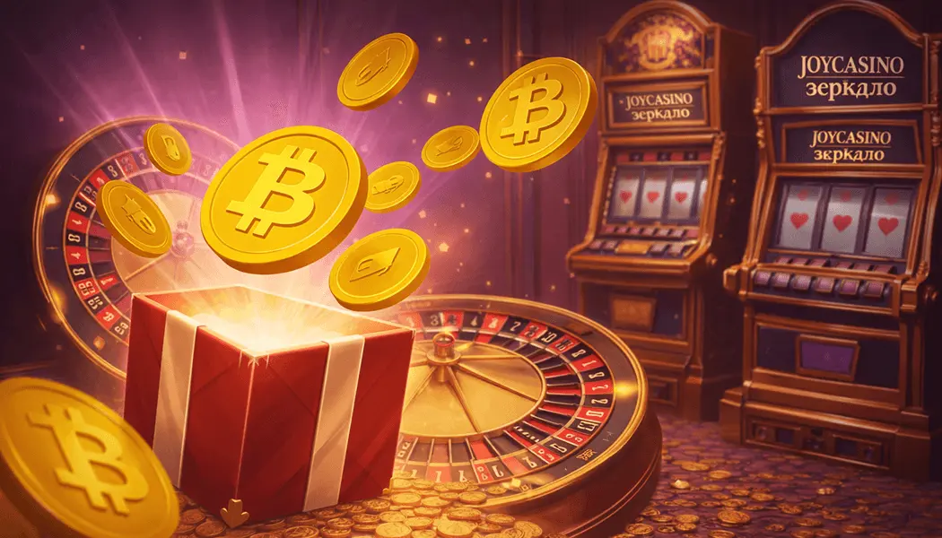 Бонусы и промокоды JoyCasino: приветственный пакет на пять депозитов, 200 фриспинов и вейджер 20–25x